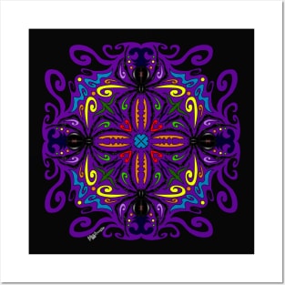 Arachnophobia Mandala Posters and Art